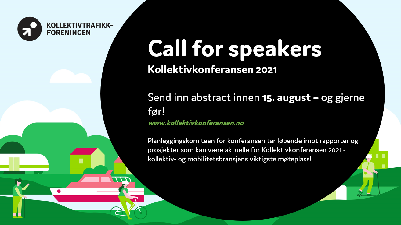 Call for speakers – Kollektivkonferansen 2021 – frist 15. august