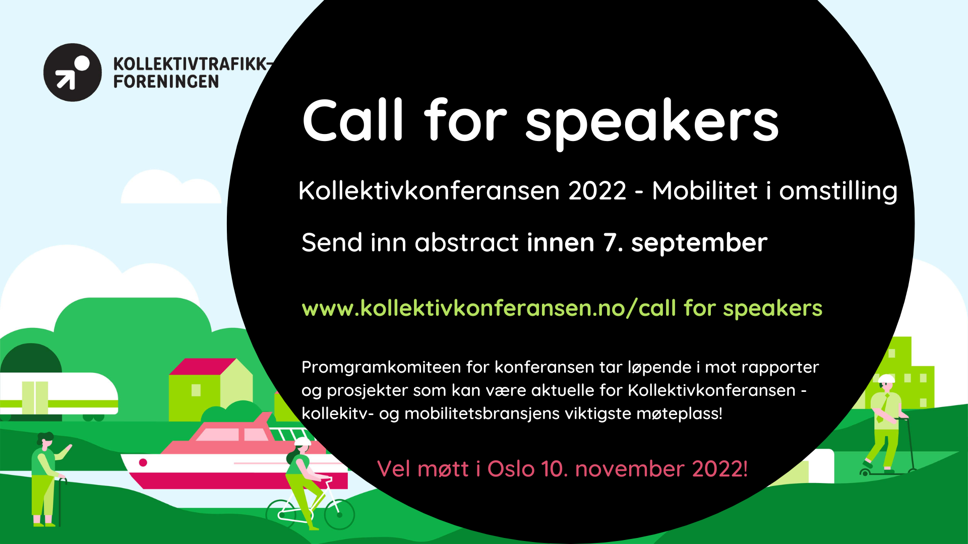 Call for speakers 2022 – Kollektivkonferansen 2022 – frist 7. september!
