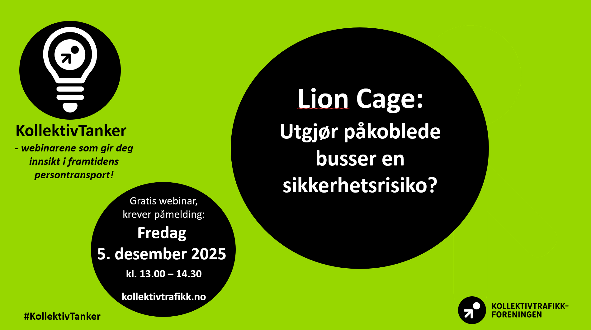 Kollektivtanker: «Lion Cage» – Utgjør påkoblede busser en sikkerhetsrisiko?