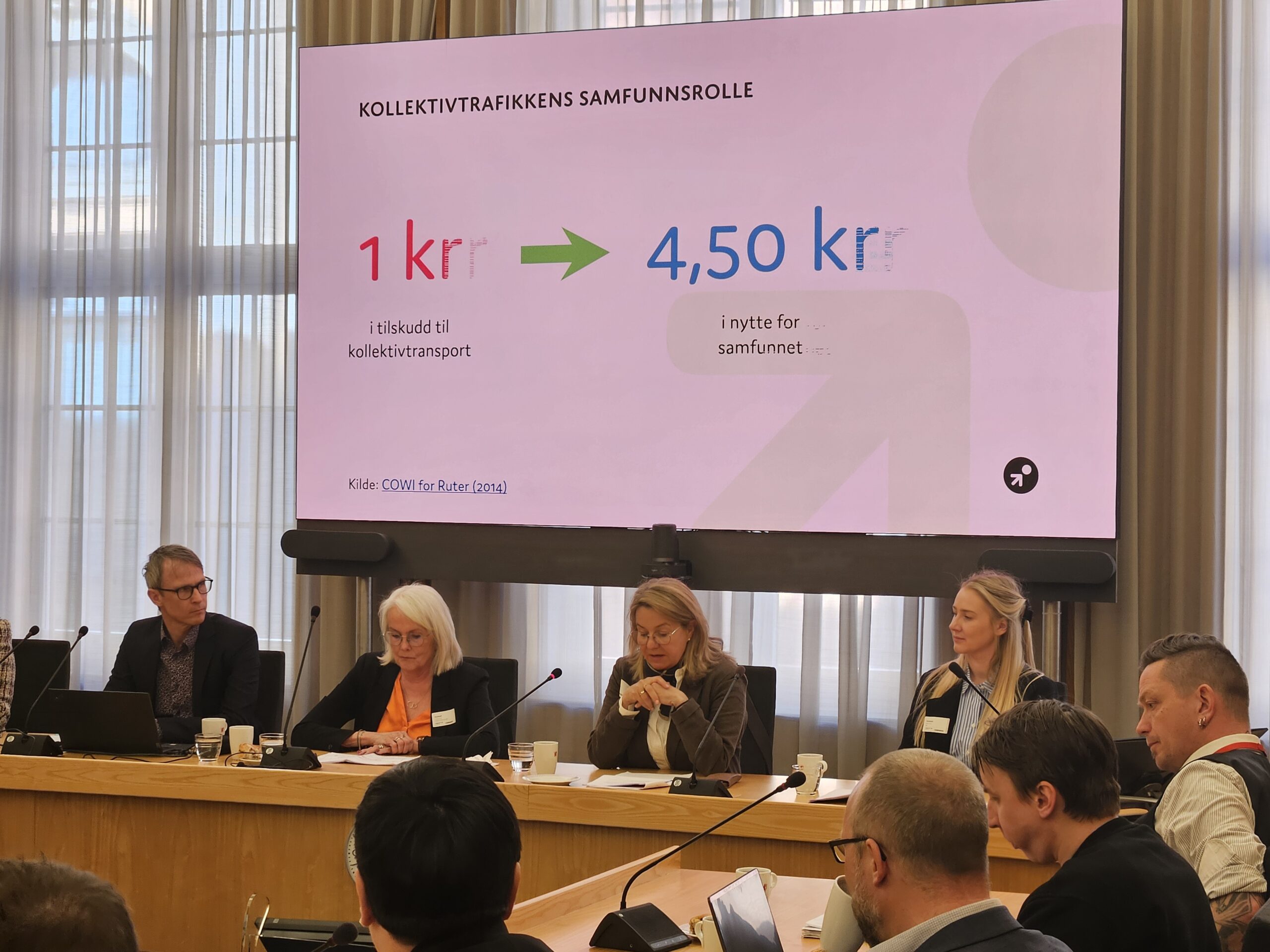 Stort engasjement for kollektivtrafikk på Stortinget